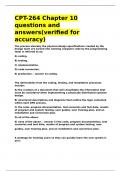 CPT-264 Chapter 10 questions and answers&lpar;verified for accuracy&rpar;&period;