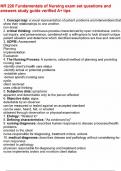 NR 226 Fundamentals of Nursing exam set questions and answers study guide verified A&plus; tips