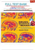 Full Test Bank:  Drugs and the Neuroscience of Behavior: An Introduction to Psychopharmacology 3rd Edition by Adam Prus  Latest Update Graded A+