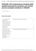 UPDATED&colon; VATI Comprehensive Predictor 2025 update&vert;comprehensive questions and verified answers &lpar;complete solutions&rpar; A&plus; GRADE&excl;&excl;