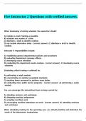 Fire Instructor 2 Questions with verified answers&period;