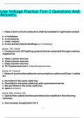 Low Voltage Practice Test 2 Questions And Answers&period;