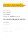 NES ELEMENTARY EDUCATION SUBTEST 1 &lpar;102&rpar;- PRACTICE & STUDY GUIDE FINAL EXAM QUESTIONS WITH CORRECT ANSWERS 2025