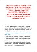 MDC3 FINAL EXAM &lpar;RASMUSSEN COLLEGE&rpar;&sol; MULTIDIMENSIONAL CARE 3 FINAL EXAM NEWEST 2025 ACTUAL EXAM COMPLETE QUESTIONS AND CORRECT DETAILED ANSWERS &lpar;VERIFIED ANSWERS&rpar; &vert;ALREADY GRADED A&plus;&vert;&vert;BRAND NEW&excl;&excl;