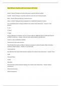WLEA POB Exam 3 Questions with Correct Answers 100&percnt; Solved