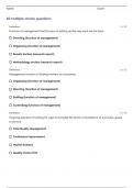 DECA BUSINESS MANAGEMENT AND ADMINISTRATION QUESTIONS WITH COMPLETE ANSWERS