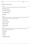DECA BUSINESS MANAGEMENT AND ADMIN CLUSTER QUESTIONS WITH COMPLETE ANSWERS