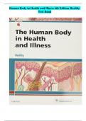 Herlihy&colon; The Human Body in Health and Illness&comma; 6th Edition Test Bank &lpar;Chapter 1-27&rpar;