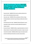 NE-BC Certification Review 2024&sol;2025  Exam Questions with Detailed Verified  Answers &lpar;100&percnt; Correct Answers&rpar; &vert;  Already Graded A&plus;