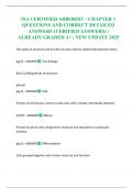 ISA CERTIFIED ARBORIST - CHAPTER 1 QUESTIONS AND CORRECT DETAILED ANSWERS &lpar;VERIFIED ANSWERS&rpar; &vert; ALREADY GRADED A&plus; &vert; NEW UPDATE 2025