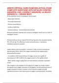 ABSITE CRITICAL CARE EXAM 2025 ACTUAL EXAM COMPLETE QUESTIONS WITH DETAILED VERIFIED ANSWERS &lpar;100&percnt; CORRECT ANSWERS&rpar; &sol;ALREADY GRADED A&plus; &sol;&sol; BRAND NEW&excl;&excl;