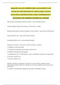 ABQAURP&colon; QUALITY IMPROVEMENT&comma; MANAGEMENT AND ASSURANCE 2025 MOST RECENT UPDATE &lbrack;MOST TESTED QUESTIONS&rsqb; CERTIFIED STUDY GUIDE COMPREHENSIVE QUESTIONS AND VERIFIED ANSWERS GET IT RIGHT
