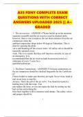 A35 FDNY COMPLETE EXAM  QUESTIONS WITH CORRECT  ANSWERS UPLOADED 2025 &vert;&vert; A&plus;  GRADED