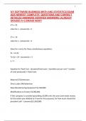 IVY SOFTWARE BUSINESS MATH AND STATISTICS EXAM 2025 NEWEST COMPLETE  QUESTIONS AND CORRECT DETAILED ANSWERS &lpar;VERIFIED ANSWERS&rpar; &vert;ALREADY GRADED A&plus;&vert;&vert; BRAND NEW&excl;&excl;