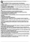 Wisconsin Pump Installer License Practice Exam &lpar;11&sol;01&sol;2021&rpar; 20 terms