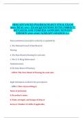 HESI ADVANCED PHARMACOLOGY FINAL EXAM 2025&sol;REAL 400&plus; EXAM QUESTIONS WITH CORRECT DETAILED AND VERIFIED ANSWERS&sol;NEWEST VERSION 2025-2026&sol;ALREADY GRADED A&plus;&period;