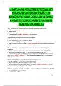 U3 ICC TANK TIGHTNESS TESTING WY COMPLETE ACCURATE EXAM 170 QUESTIONS WITH DETAILED VERIFIED ANSWERS 100&percnt; CORRECT ANSWERS ALREADY GRADED A&plus;