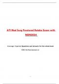 ATI Med Surg Proctored Retake Exam with  NGN 2024 Test Bank