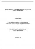DOMESTIC SEPTIC TANKS FOR TREATING SEWAGE AND BIOGAS GENERATION By Mawufemo Modjinou