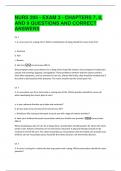 NURS 205 - EXAM 3 - CHAPTERS 7&comma; 8&comma;  AND 9 QUESTIONS AND CORRECT  ANSWERS