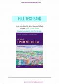  Gordis Epidemiology 6th Edition by David D Celentano&comma; A&plus; guide Test Bank