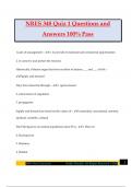 NRES 348 Quiz 1 Questions and Answers 100&percnt; Pass