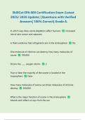 SkillCat EPA 608 Certification Exam &lpar;Latest 2025&sol; 2026 Update&rpar; &vert; Questions with Verified Answers&vert; 100&percnt; Correct&vert; Grade A&period;