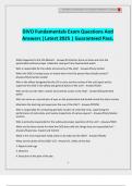 DIVO Fundamentals Exam Questions And Answers &vert;Latest 2025 &vert; Guaranteed Pass&period;