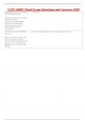 CON 1400V Final Exam Questions and Answers 2025