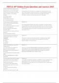PHTLS 10th Edition Exam Questions and Answers 2025