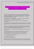 EPPP Sample Exam Questions And Answers &vert;Latest 2025 &vert; Guaranteed Pass&period;