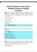 NGICP Questions and Correct  Detailed Answers &lpar;Verified  Answers&rpar;