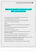 IBHRE Exam Questions And Answers &vert;Latest 2025 &vert; Guaranteed Pass&period;