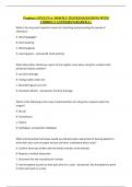 Prophecy LPN&sol;LVN A -MOSTLY TESTED QUESTIONS WITH CORRECT ANSWERS&excl;&excl;GRADED A&plus;