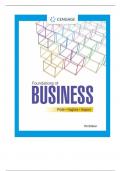 Solution Manual for Foundations of Business 7th Edition by William M&period; Pride&comma; all chapter 1-47