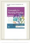 Test Bank For Concepts for Nursing Practice 3rd Edition By Jean Foret Giddens chapter 1-57