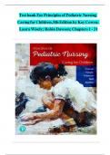 Test bank For Principles of Pediatric Nursing Caring for Children&comma; 8th Edition by Kay Cowen&semi; Laura Wisely&semi; Robin Dawson&semi; Chapters 1 - 31