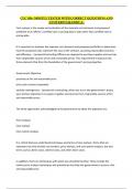 CLC 056 -MOSTLY TESTED WITH CORRECT QUESTIONS AND ANSWERS&excl;&excl;GRADED A&plus;