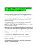 GY 102 EXAM LATEST QUESTIONS WITH CORRECT ANSWERS 