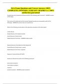 DAA Exam Questions and Correct Answers &lpar;100&percnt; COMPLETE ANSWERS&rpar; ALREADY GRADED A&plus; &vert; 100&percnt; satisfaction guaranteed