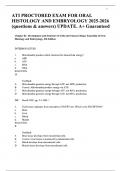 ATI PROCTORED EXAM FOR ORAL HISTOLOGY AND EMBRYOLOGY 2025-2026 &lpar;questions & answers&rpar; UPDATE&period; A&plus; Guaranteed