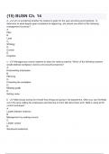 &lpar;15&rpar; BUSN Ch&period; 14 - questions and answers