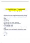 ICC Vapor Recovery 2 questions and answers latest top score&period; 