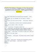 &Tab;IFSTA 7th Edition Chapter 4&colon; Fire Dynamics&Tab; &Tab;&Tab;questions and answers 100&percnt; guaranteed&Tab; &Tab; &Tab;&Tab;&Tab;success&period;&Tab; &Tab;&Tab;    