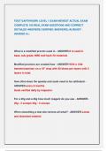 FDOT EARTHWORK LEVEL 1 EXAMS