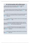 IET 154 Final questions with verified answers&period;