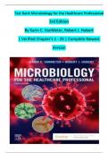 TEST BANK For Microbiology for the Healthcare Professional&comma; 3rd Edition By Karin C&period; VanMeter&comma; Robert J&period; Hubert &vert; Verified Chapters 1 - 25 &vert; Complete Newest Version