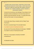 COLIBRI NJ REAL ESTATE EXAM &vert; COLIBRI REAL ESTATE EXAM  AND PRACTICE EXAM WITH A STUDY GUIDE &vert; LATEST 2025 ACTUAL  EXAM WITH COMPLETE QUESTIONS AND CORRECT DETAILED  ANSWERS &lpar;100&percnt; VERIFIED ANSWERS&rpar; &vert;ALREADY GRADED A&plus;&vert;  &vert;&vert;PROFESSOR VERIFIED&vert;&vert;