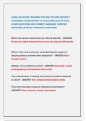 IAHSS ADVANCED TRAINING FOR HEALTHCARE SECURITY  PERSONNEL EXAM NEWEST ACTUALCOMPLETE 240 REAL  EXAM QUESTIONS AND CORRECT ANSWERS &lpar;VERIFIED  ANSWERS&rpar; &vert;ALREADY GRADED A&plus;&lpar;2025&sol;2026&rpar;