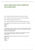 WLEA POB EXAM 3 WITH COMPLETE SOLUTIONS 2025&period;